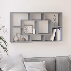 VidaXL 342593 étagères Bois Gris