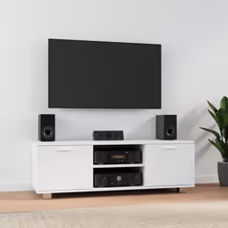 Ce meuble TV moderne sera parfaitement assorti à votre téléviseur et permet de ranger vos appareils multimédias et vos suppor ...