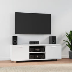 Vidaxl - Meuble tv Blanc 120x40,5x35 cm Bois d'ingénierie