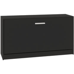 Vidaxl - Banc à chaussures Noir 80x24x45 cm Bois d'ingénierie