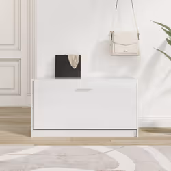 Rangez vos chaussures dans ce banc à chaussures pratique. C'est l'endroit idéal pour organiser vos chaussures. Matériau durab ...