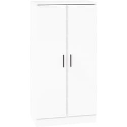 vidaXL Armoire à chaussure Blanc brillant 55x35x108 cm Bois ingénierie
