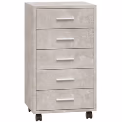 Ce meuble à tiroirs moderne et élégant avec roulettes sera une solution de rangement parfaite et pratique pour tout bureau ou ...