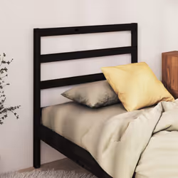 VidaXL 817624 tête de lit et pied de lit Noir