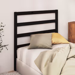 VidaXL 817624 tête de lit et pied de lit Noir
