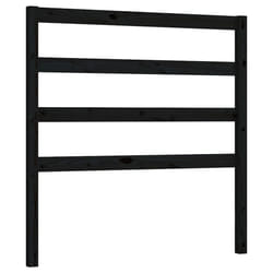 VidaXL 817629 tête de lit et pied de lit Noir