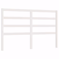 VidaXL 817631, Blanc, Bois de pin, 1260 mm, 100 cm, 40 mm