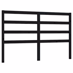 VidaXL 817634, Noir, Bois de pin, 1260 mm, 100 cm, 40 mm