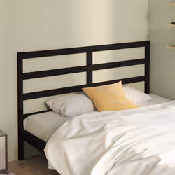 VidaXL 817634 tête de lit et pied de lit Noir