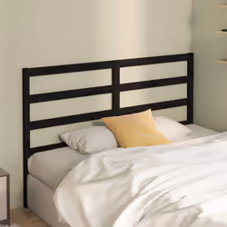 VidaXL 817634 tête de lit et pied de lit Noir