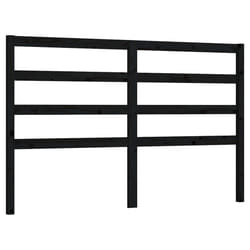 VidaXL 817654 tête de lit et pied de lit Noir