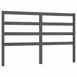 VidaXL 817657, Gris, Bois de pin, 1860 mm, 100 cm, 40 mm