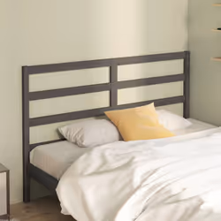 VidaXL 817657 tête de lit et pied de lit Gris