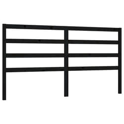 VidaXL 817664 tête de lit et pied de lit Noir
