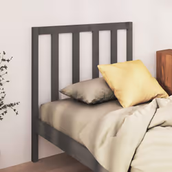 VidaXL 817667 tête de lit et pied de lit Gris