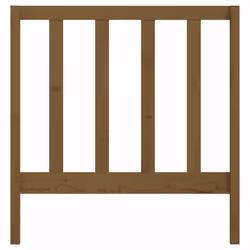 VidaXL 817673 tête de lit et pied de lit Marron - Vue supplémentaire 4