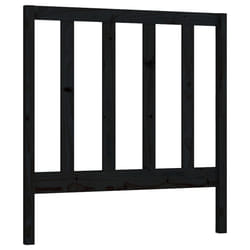VidaXL 817674 tête de lit et pied de lit Noir