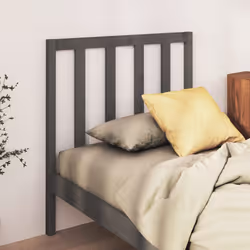 VidaXL 817677 tête de lit et pied de lit Gris
