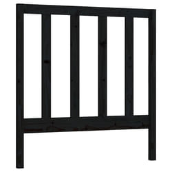 VidaXL 817679 tête de lit et pied de lit Noir