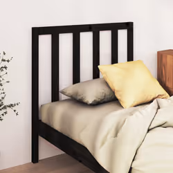 VidaXL 817679 tête de lit et pied de lit Noir