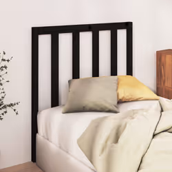 VidaXL 817679 tête de lit et pied de lit Noir