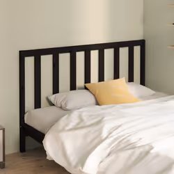 VidaXL 817704 tête de lit et pied de lit Noir - Vue supplémentaire 2