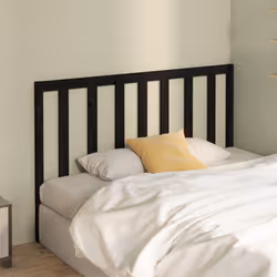 VidaXL 817704 tête de lit et pied de lit Noir - Vue supplémentaire 3