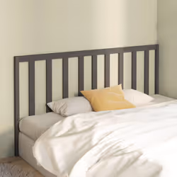 VidaXL 817712 tête de lit et pied de lit Gris - Vue supplémentaire 3