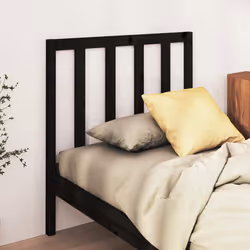 VidaXL 817724 tête de lit et pied de lit Noir - Vue supplémentaire 2