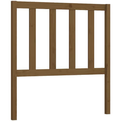 Tête de lit Marron miel 106x4x100 cm Bois massif de pin