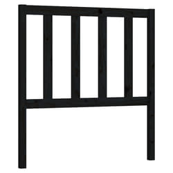 VidaXL 817729 tête de lit et pied de lit Noir