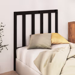 VidaXL 817729 tête de lit et pied de lit Noir