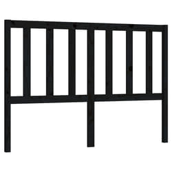 VidaXL 817734 tête de lit et pied de lit Noir