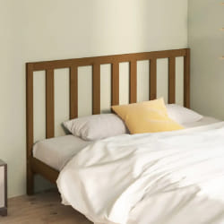 vidaXL Tête de lit Marron miel - 146 cm