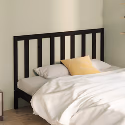 VidaXL 817754 tête de lit et pied de lit Noir