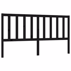 VidaXL 817759, Noir, Bois de pin, 1860 mm, 100 cm, 40 mm