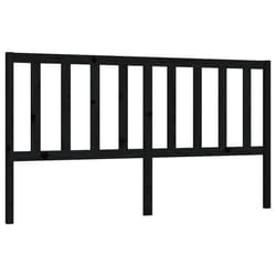 VidaXL 817759 tête de lit et pied de lit Noir
