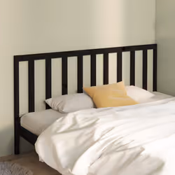 VidaXL 817759 tête de lit et pied de lit Noir