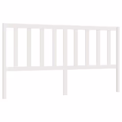VidaXL 817761, Blanc, Bois de pin, 2060 mm, 100 cm, 40 mm