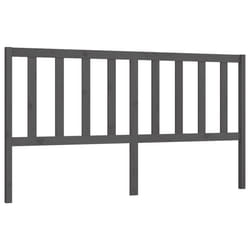 VidaXL 817762 tête de lit et pied de lit Gris