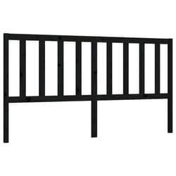 VidaXL 817764 tête de lit et pied de lit Noir