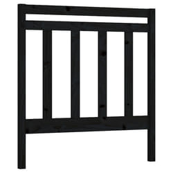 VidaXL 817769 tête de lit et pied de lit Noir