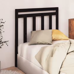 VidaXL 817769 tête de lit et pied de lit Noir
