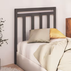 VidaXL 817772 tête de lit et pied de lit Gris