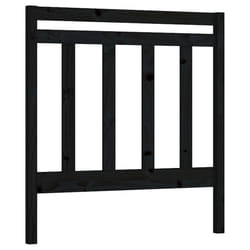 VidaXL 817774 tête de lit et pied de lit Noir