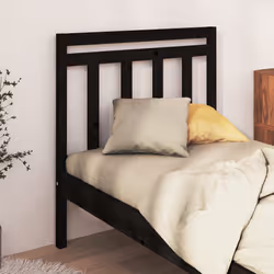 VidaXL 817774 tête de lit et pied de lit Noir