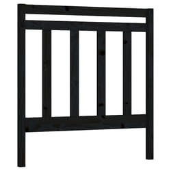 VidaXL 817779 tête de lit et pied de lit Noir