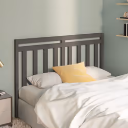 VidaXL 817782 tête de lit et pied de lit Gris