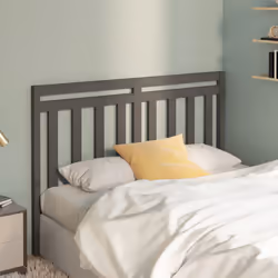 VidaXL 817802 tête de lit et pied de lit Gris
