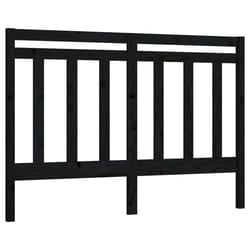 VidaXL 817804 tête de lit et pied de lit Noir